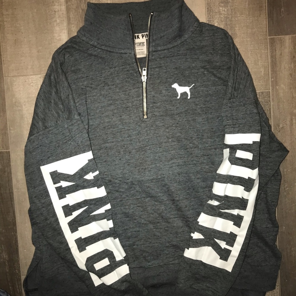 Pink half zip